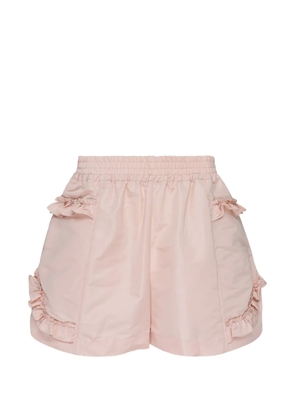 Simone Rocha ruffle-trimmed shorts - Pink