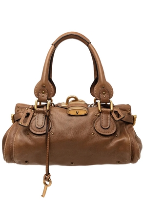 Chloé Pre-Owned 2010 Medium Leather Paddington handbag - Brown