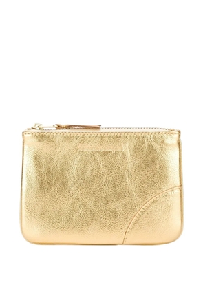 Comme Des Garçons Wallet leather wallet - Gold