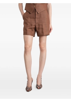 Tagliatore B-elle tailored shorts - Brown