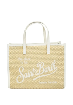 MC2 Saint Barth logo-embroidered tote bag - Neutrals