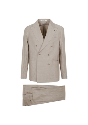 Tagliatore double-breasted suit - Neutrals
