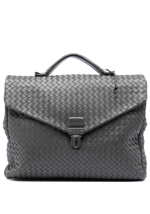 Bottega Veneta Pre-Owned 2012-2026 Nappa Intrecciato Briefcase business bag - Grey