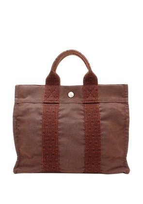 Hermès Pre-Owned 20th Century Canvas Herline PM tote bag - Brown