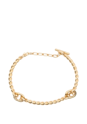 Ferragamo Gancini twisted-link bracelet - Gold