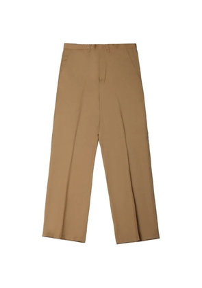 Paura pressed-crease tailored trousers - Brown
