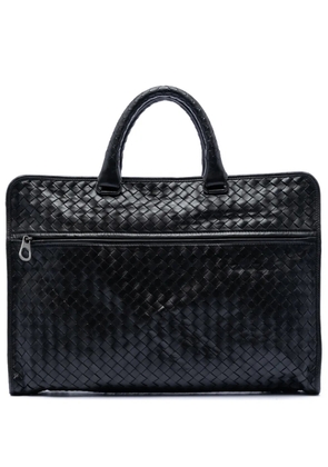 Bottega Veneta Pre-Owned 2012-2026 Nappa Intrecciato business bag - Black