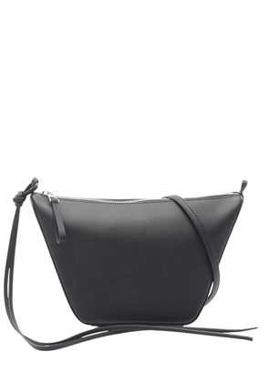 Loewe Pre-Owned 2010-2026 Mini Leather Hammock Hobo shoulder bag - Black
