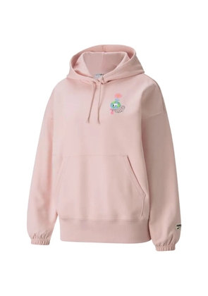 PUMA Downtown graphic-print hoodie - Pink