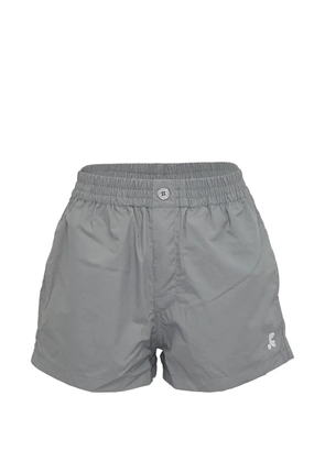 Rest & Recreation button-detail elasticated-waist shorts - Grey