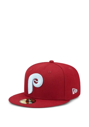 NEW ERA CAP 59FIFTY Philadelphia Phillies fitted cap hat - Red