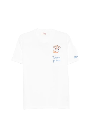 MC2 Saint Barth Austin graphic-print chest-pocket T-shirt - White