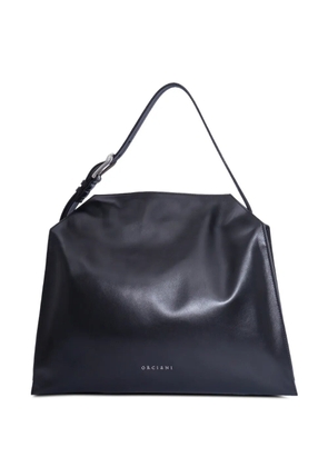 Orciani medium Trinity Jungle leather shoulder bag - Black