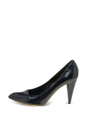 Alexander McQueen Pre-Owned pointed-toe patent pumps - Black