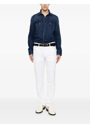SARTORIO NAPOLI panelled denim shirt - Blue