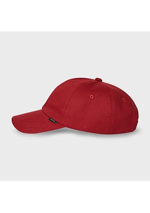 Paul Smith Red Cotton 'Signature Stripe' Cap