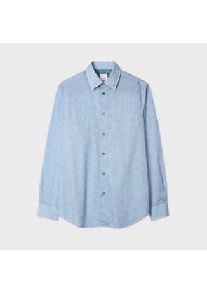 Paul Smith Regular-Fit Light Blue 'Liberty Floral' Print Shirt