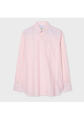 Paul Smith Regular-Fit Pink Stripe Cotton Shirt