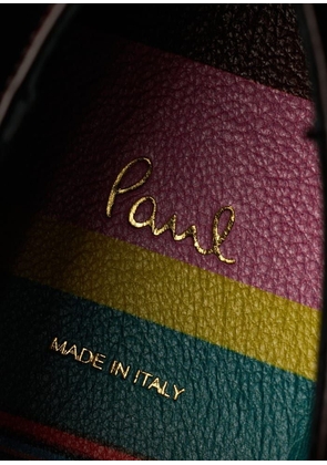 Paul Smith Burgundy High-Shine 'Ras' Shoes Red
