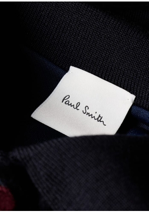 Paul Smith Women's Merino Wool-Blend Navy Blue Polo Shirt