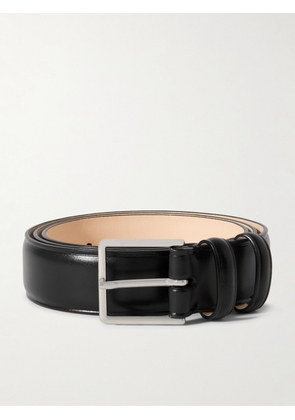 Paul Smith - 3cm Glossed-Leather Belt - Men - Black - UK/US 28