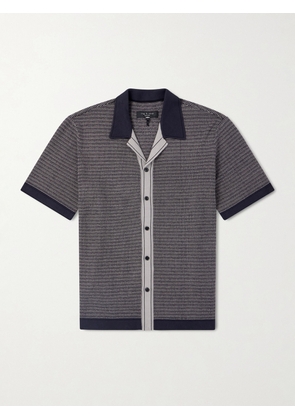 Rag & Bone - Camp-Collar Cotton-Blend Shirt - Men - Blue - XS