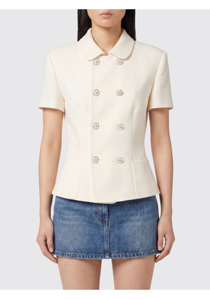 VERSACE Jacket Woman color White