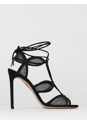 AQUAZZURA Heeled Sandal Woman color Black