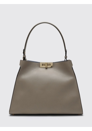 FENDI Shoulder Bag Woman color Dove Grey