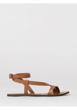 MANEBI Heeled Sandal Woman color Brown