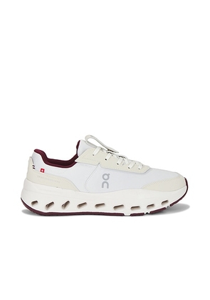 On The Roger Wildcard in Ivory & Maroon - Ivory,Burgundy. Size 13 (also in 7, 7.5, 8, 8.5, 9, 9.5, 10, 10.5, 11, 11.5, 12, 12.5).