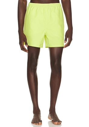 Fred Perry Swim Short in Citron - Yellow. Size XL/1X (also in S, M, L).