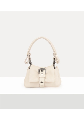 Vivienne Westwood Hazel Treasure Charm Handbag Supple Leather Cream-dark-silver