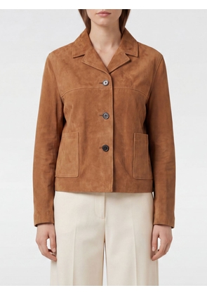 ARMA Single-Breasted Suede Leather Jacket with a Slim Fit