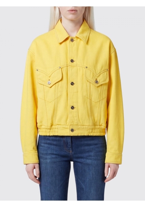 VERSACE Jacket Woman color Yellow