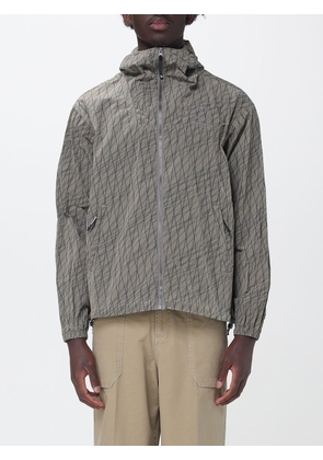 MURPHY & NYE Ripstop Nylon Windbreaker Jacket with Abstract Print and Hood