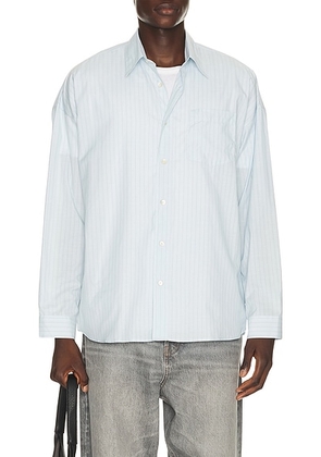 Sunflower Stable Shirt in Light Blue - Baby Blue. Size XL/1X (also in M, L).