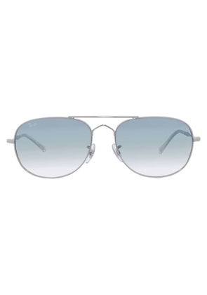 Ray Ban BAIN BRIDGE Blue Gradient Pilot Unisex Sunglasses RB3735 003/3F 60