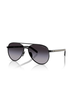 Prada Grey Gradient Pilot Ladies Sunglasses PR B57S AAV90A 56