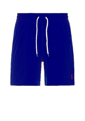 Polo Ralph Lauren Traveler Stretch Swim Trunk in Rugby Royal - Blue. Size XL/1X (also in S, M, L).
