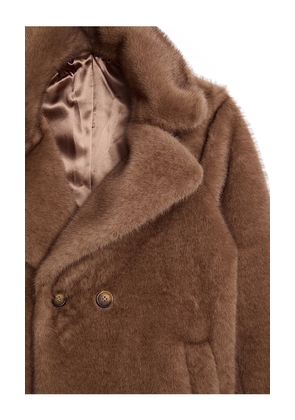 Bardot Junior Letty Faux Fur Coat in Tan. Size 6/7. Also in 4/5.
