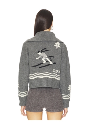 Calle Del Mar Ski Cardigan in Grey. Size S. Also in XS, M.