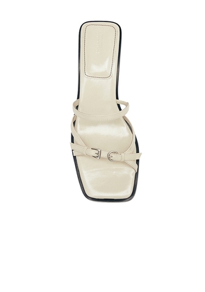 ALOHAS Liko Sandal in Cream. Size 36. Also in 35, 37, 38, 39.