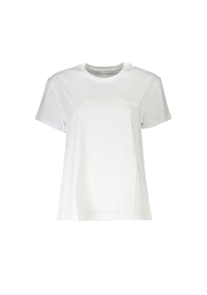 Patrizia Pepe Bianco Organic Cotton Women T-Shirt - XS
