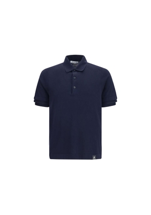 Premiata Blue Cotton Polo Shirt - L