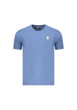 Marina Militare Blue Cotton Men's T-Shirt - M