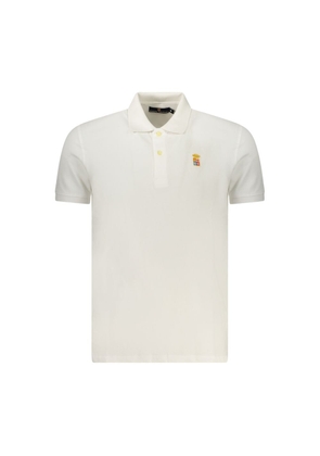Marina Militare Bianco Cotton Men's Polo - M