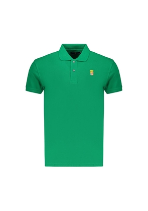 Marina Militare Green Cotton Men's Polo Shirt - M