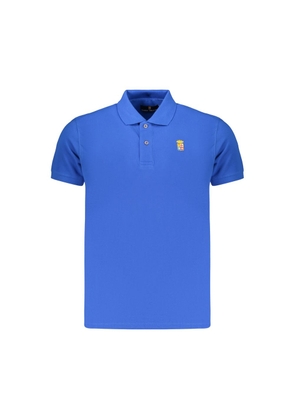 Marina Militare Blue Cotton Men Polo - M