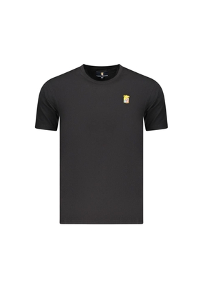Marina Militare Black Cotton Men's T-Shirt - M